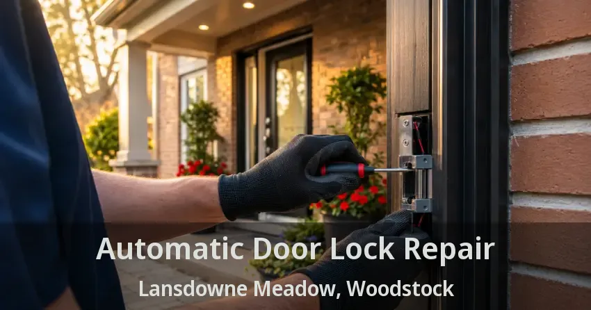 Automatic Door Lock Repair Lansdowne Meadow, Woodstock - ON