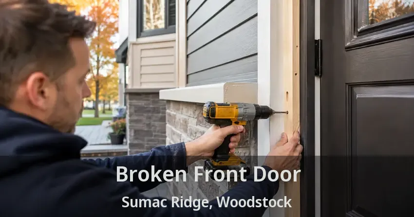 Broken Front Door Sumac Ridge, Woodstock - ON