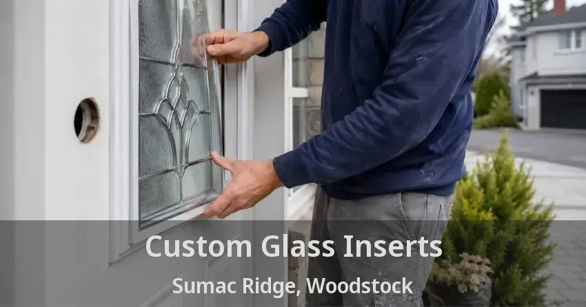Custom Glass Inserts Sumac Ridge, Woodstock - ON