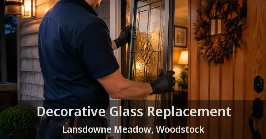 Decorative Glass Replacement Lansdowne Meadow, Woodstock - ON