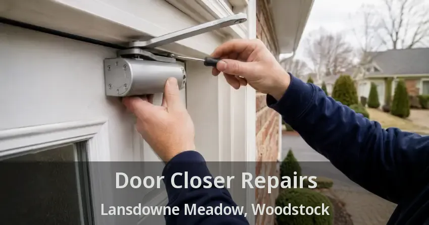 Door Closer Repairs Lansdowne Meadow, Woodstock - ON