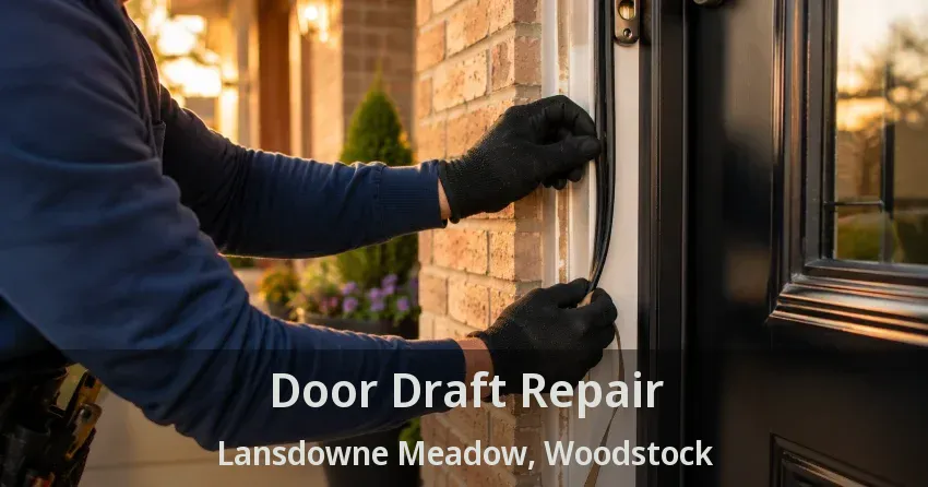 Door Draft Repair Lansdowne Meadow, Woodstock - ON