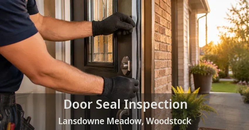 Door Seal Inspection Lansdowne Meadow, Woodstock - ON