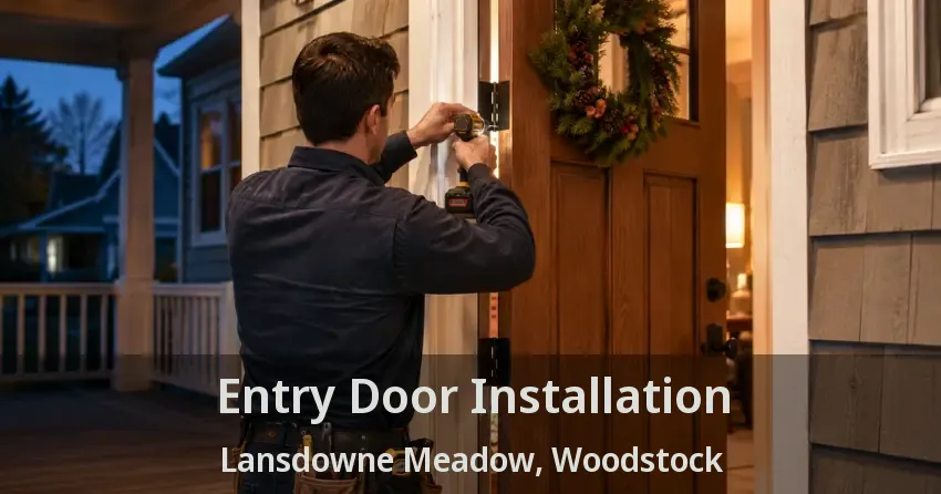 Entry Door Installation Lansdowne Meadow, Woodstock - ON