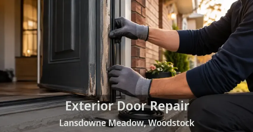 Exterior Door Repair Lansdowne Meadow, Woodstock - ON