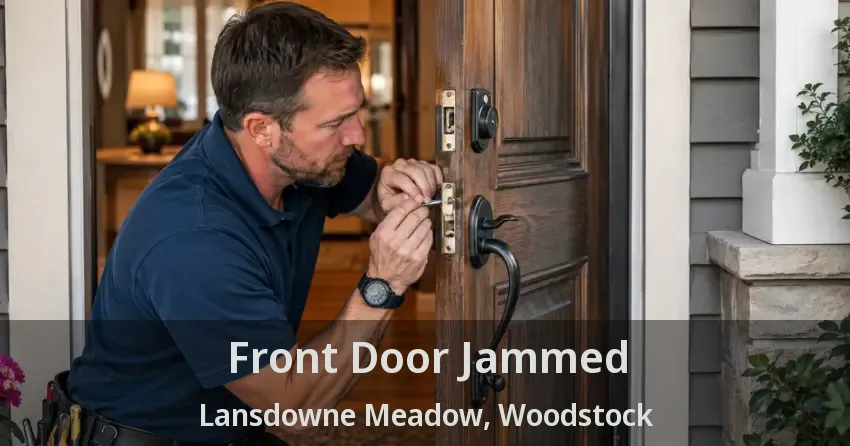 Front Door Jammed Lansdowne Meadow, Woodstock - ON
