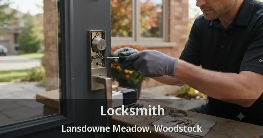 Locksmith Lansdowne Meadow, Woodstock - ON