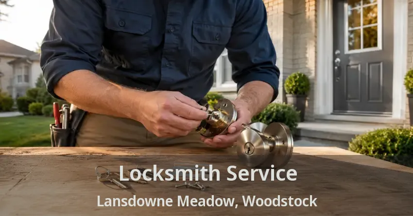 Locksmith Service Lansdowne Meadow, Woodstock - ON