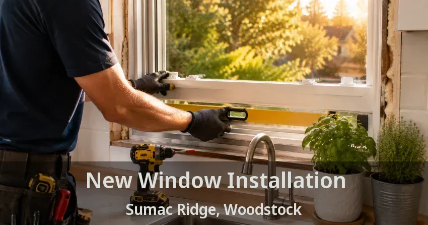 New Window Installation Sumac Ridge, Woodstock - ON