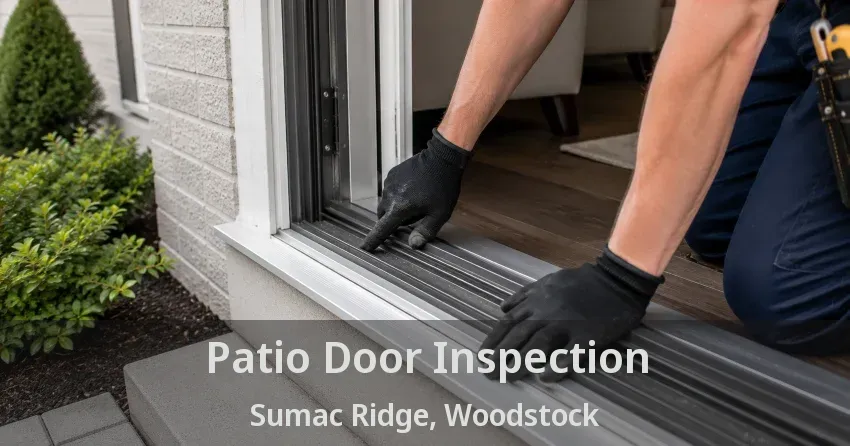 Patio Door Inspection Sumac Ridge, Woodstock - ON