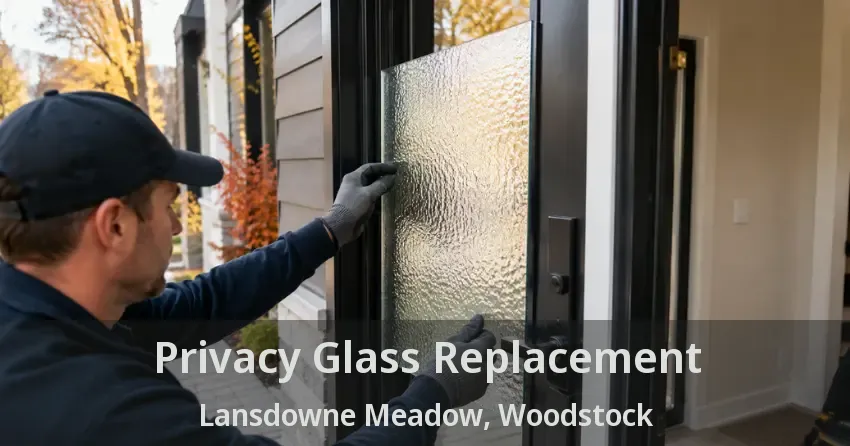 Privacy Glass Replacement Lansdowne Meadow, Woodstock - ON