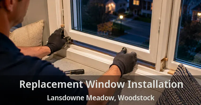 Replacement Window Installation Lansdowne Meadow, Woodstock - ON
