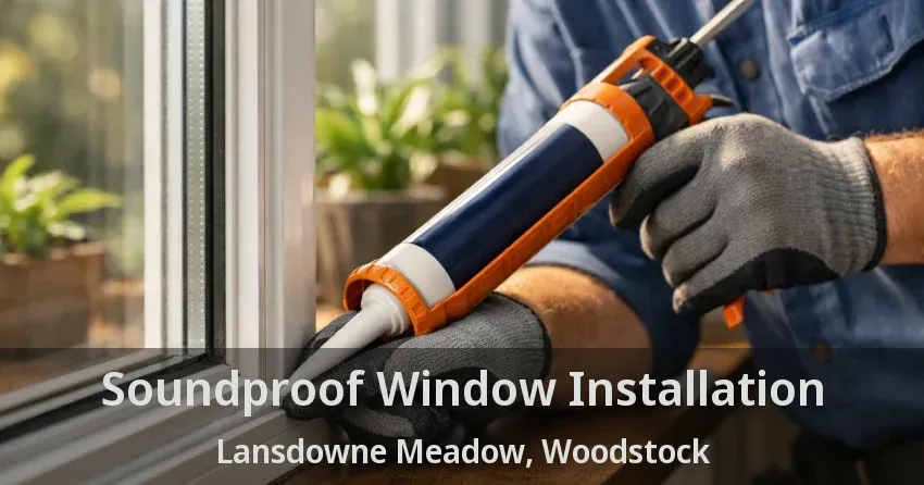 Soundproof Window Installation Lansdowne Meadow, Woodstock - ON