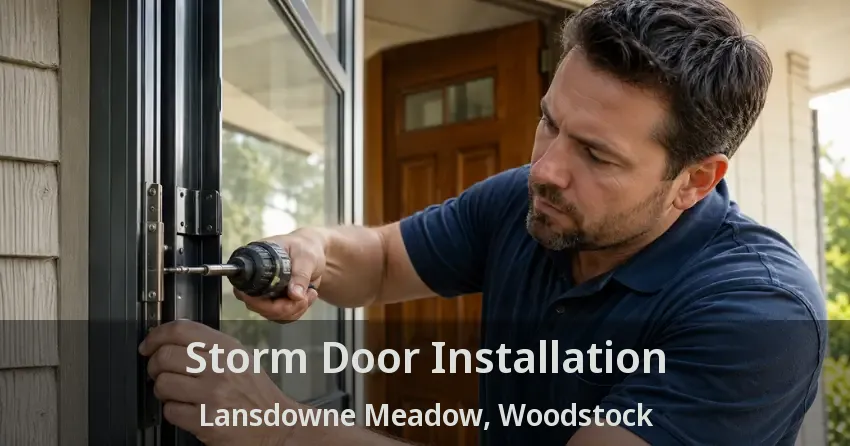Storm Door Installation Lansdowne Meadow, Woodstock - ON