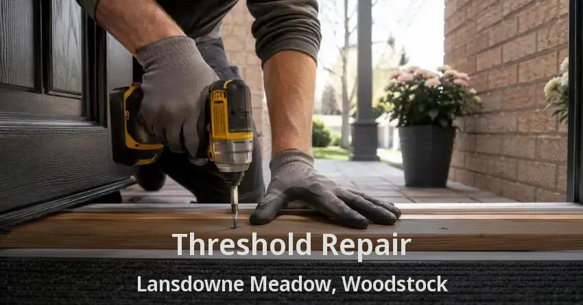 Threshold Repair Lansdowne Meadow, Woodstock - ON