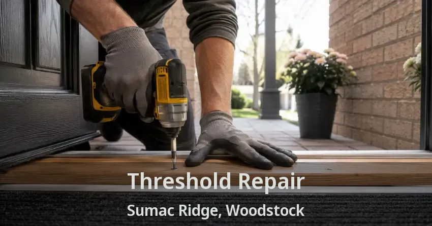 Threshold Repair Sumac Ridge, Woodstock - ON