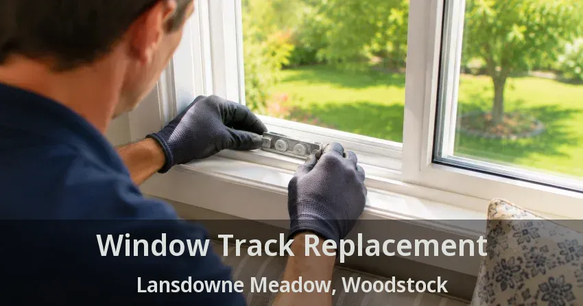 Window Track Replacement Lansdowne Meadow, Woodstock - ON