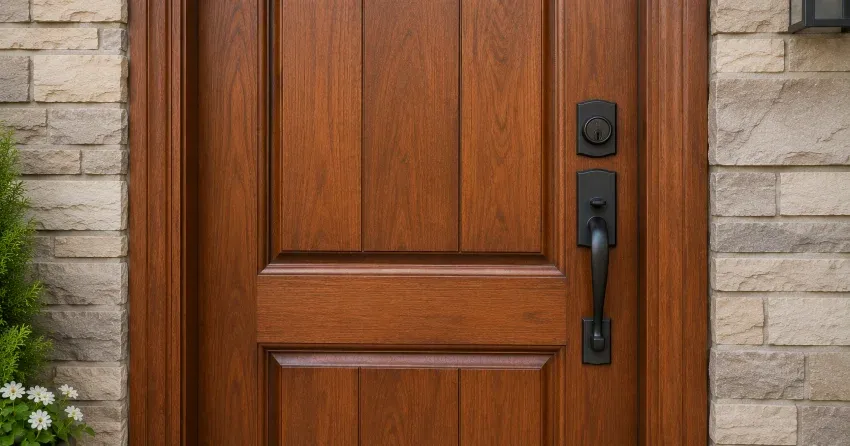 custom door installation technician fitting frame Woodstock