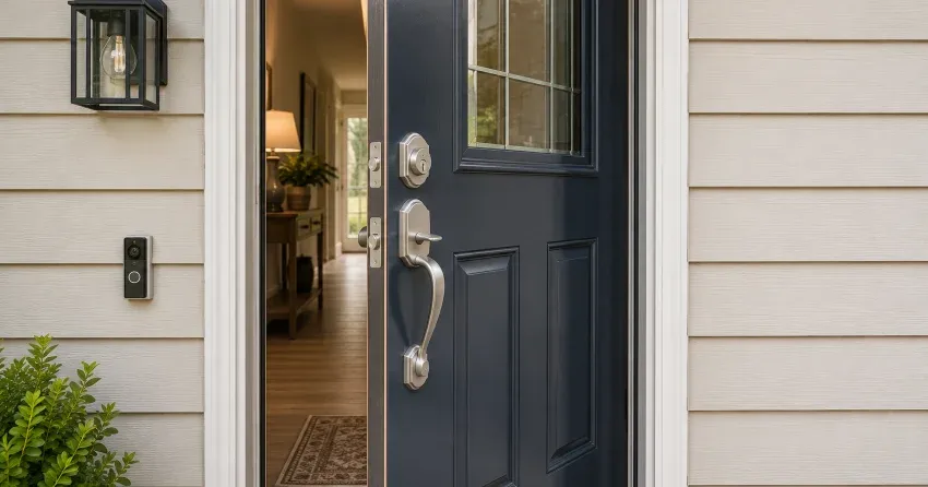 energy-efficient exterior door upgrade installation in Woodstock