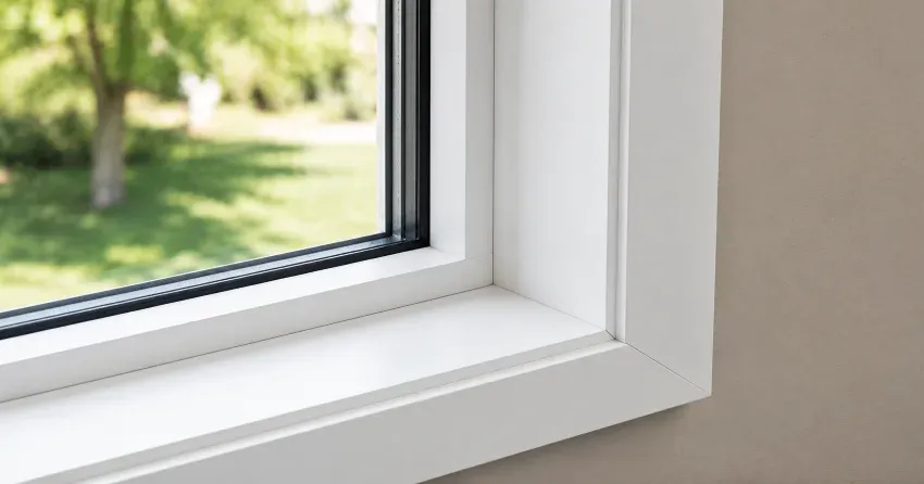 large picture window installed in a living room in Woodstock